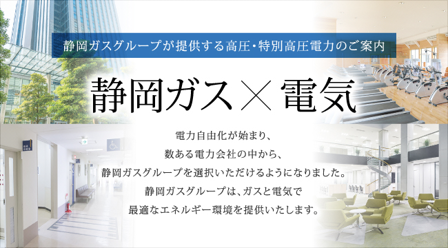 静岡ガスグループが提供する高圧・特別高圧電力のご案内