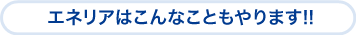 エネリアはこんなこともやります!!