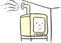 お部屋はカラッ！と快適